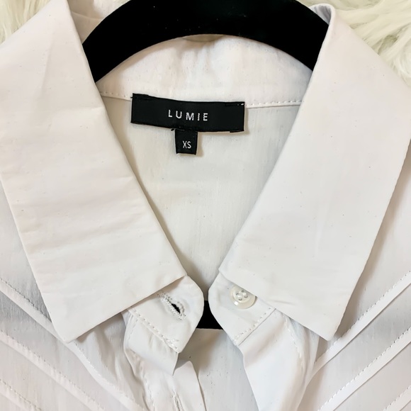 Lumie blouse with panels and lace detail - Picture 6 of 7